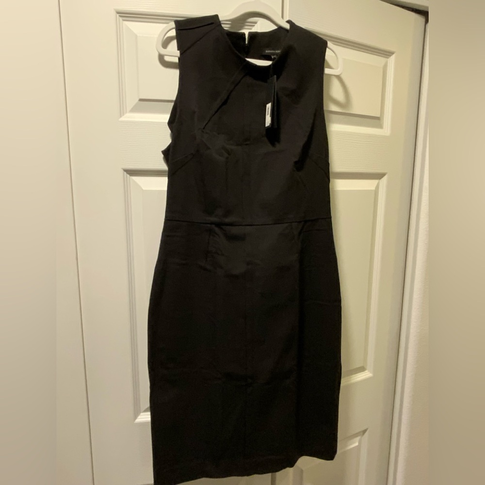 NWT Banana Republic Classic Black Sheath Dress